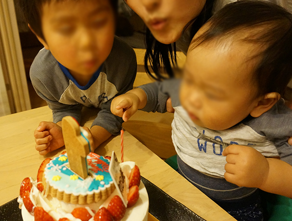 次男・お誕生日ケーキ2